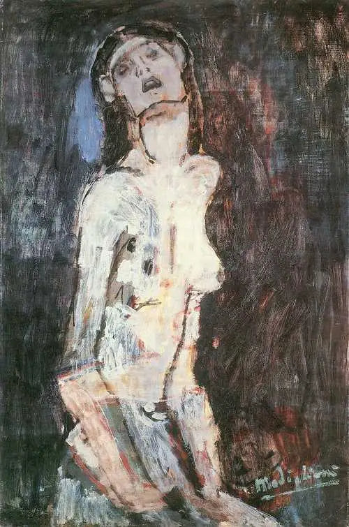 Nu souffrant - Amedeo Modigliani