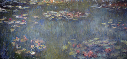 🌿 Nymphéas – Reflets verts, vers 1920–1926
