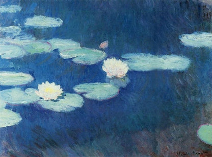 Nymphéas bleus – Claude Monet (vers 1906)