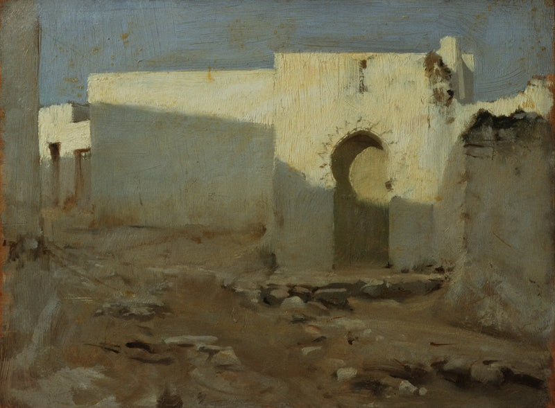 Bâtiments mauresques au soleil - John Singer Sargent