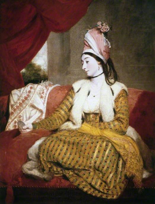 Mme Baldwin (1763–1839), en tenue orientale - Joshua Reynolds