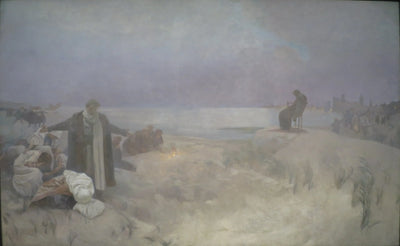 Le Dernier Jour de Jan Amos Komenský - Alphonse Mucha - Alpha Reproduction