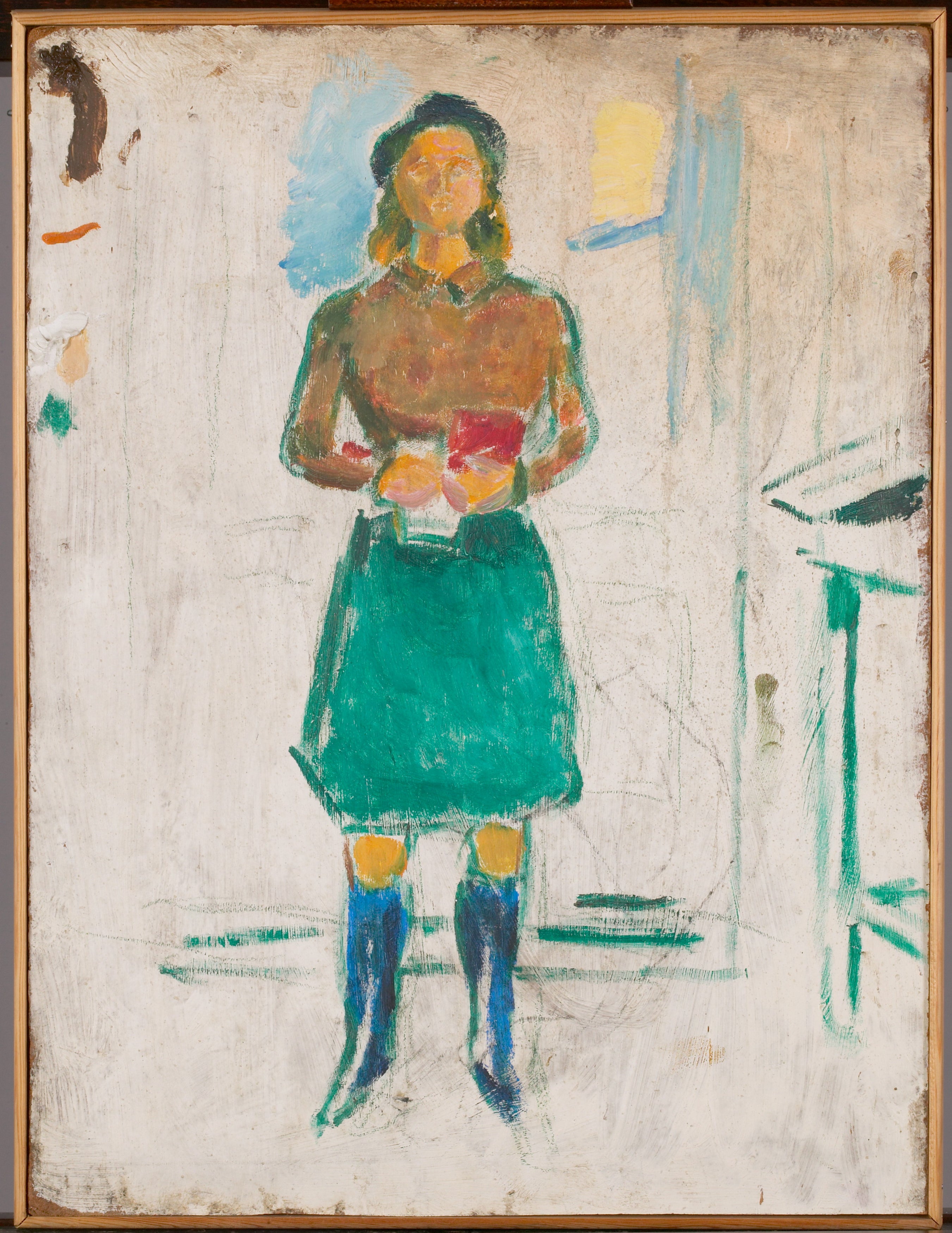 Reproduction du tableau « Visite à Ekely - Edvard Munch » par Alpha Reproduction en peinture à l’huile