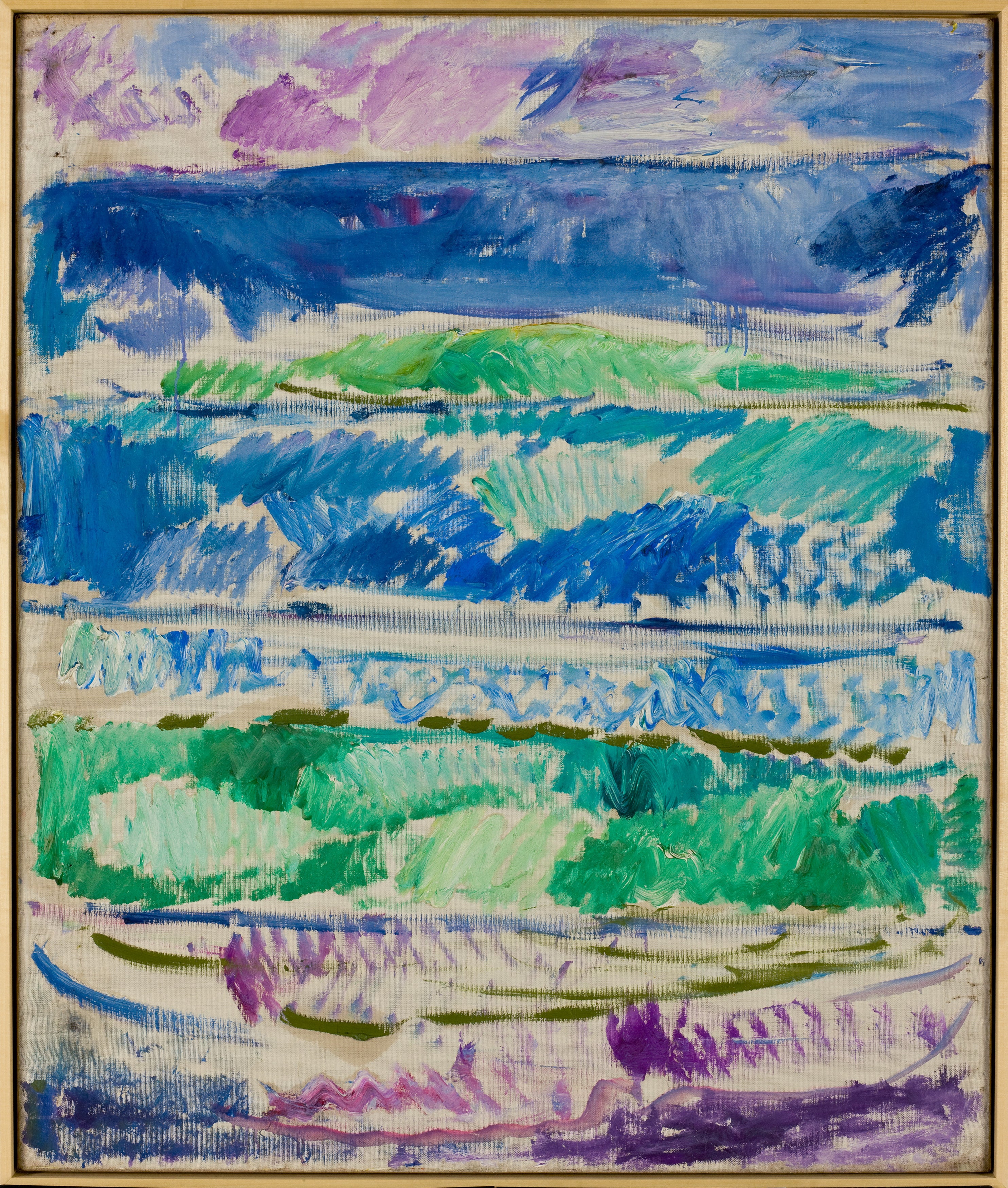 Reproduction du tableau « Vagues - Edvard Munch » par Alpha Reproduction en peinture à l’huile