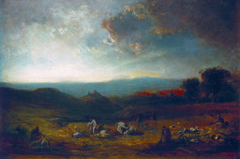 Le champ de bataille d'Isaszeg - Mihály Munkácsy