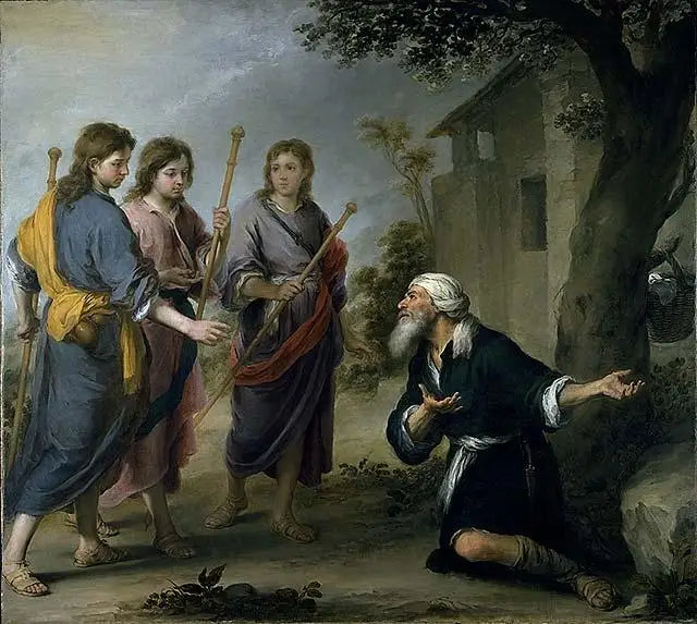 Abraham et les trois anges - Bartolomé Esteban Murillo