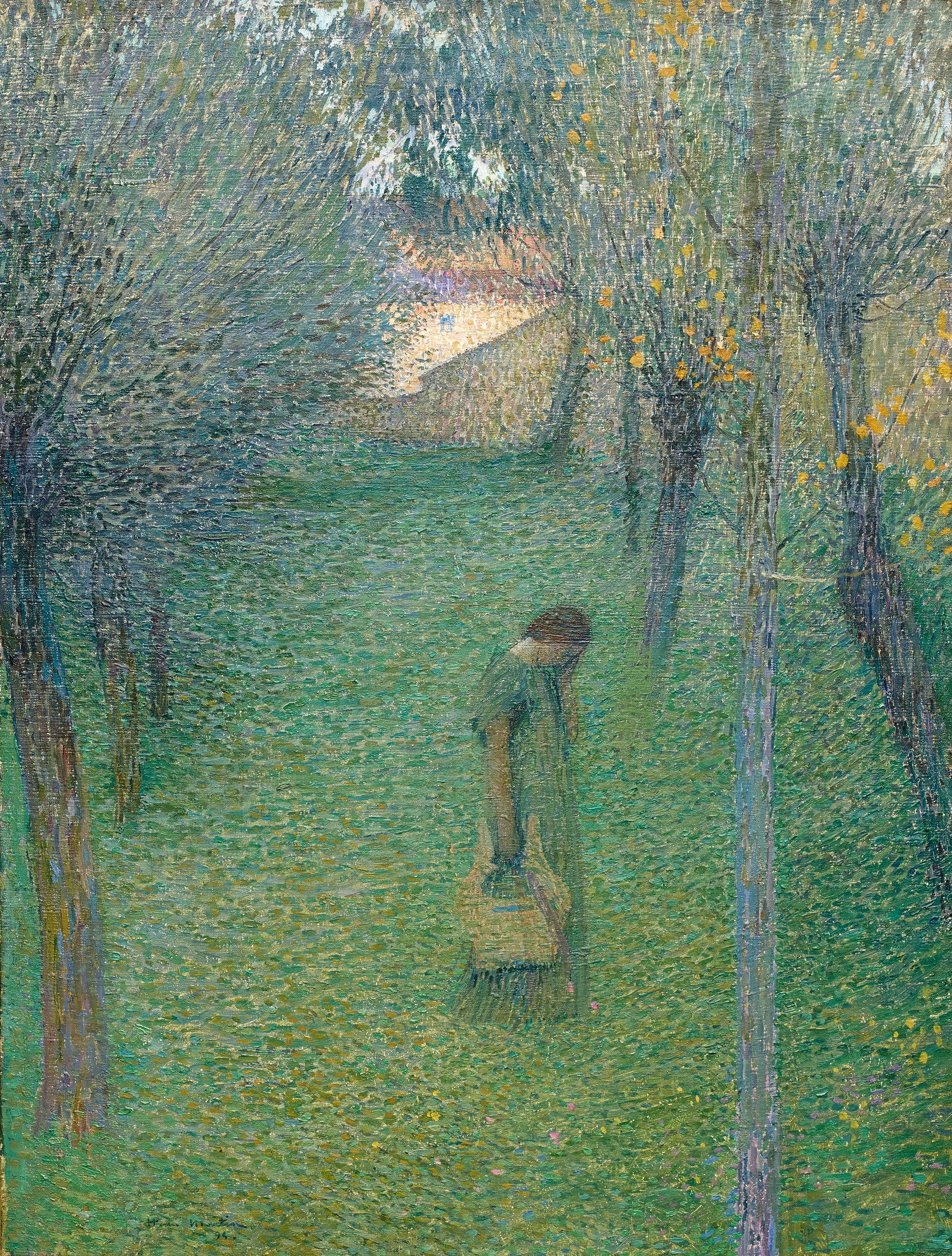 Muse pensive au jardin - Henri-Jean Guillaume Martin