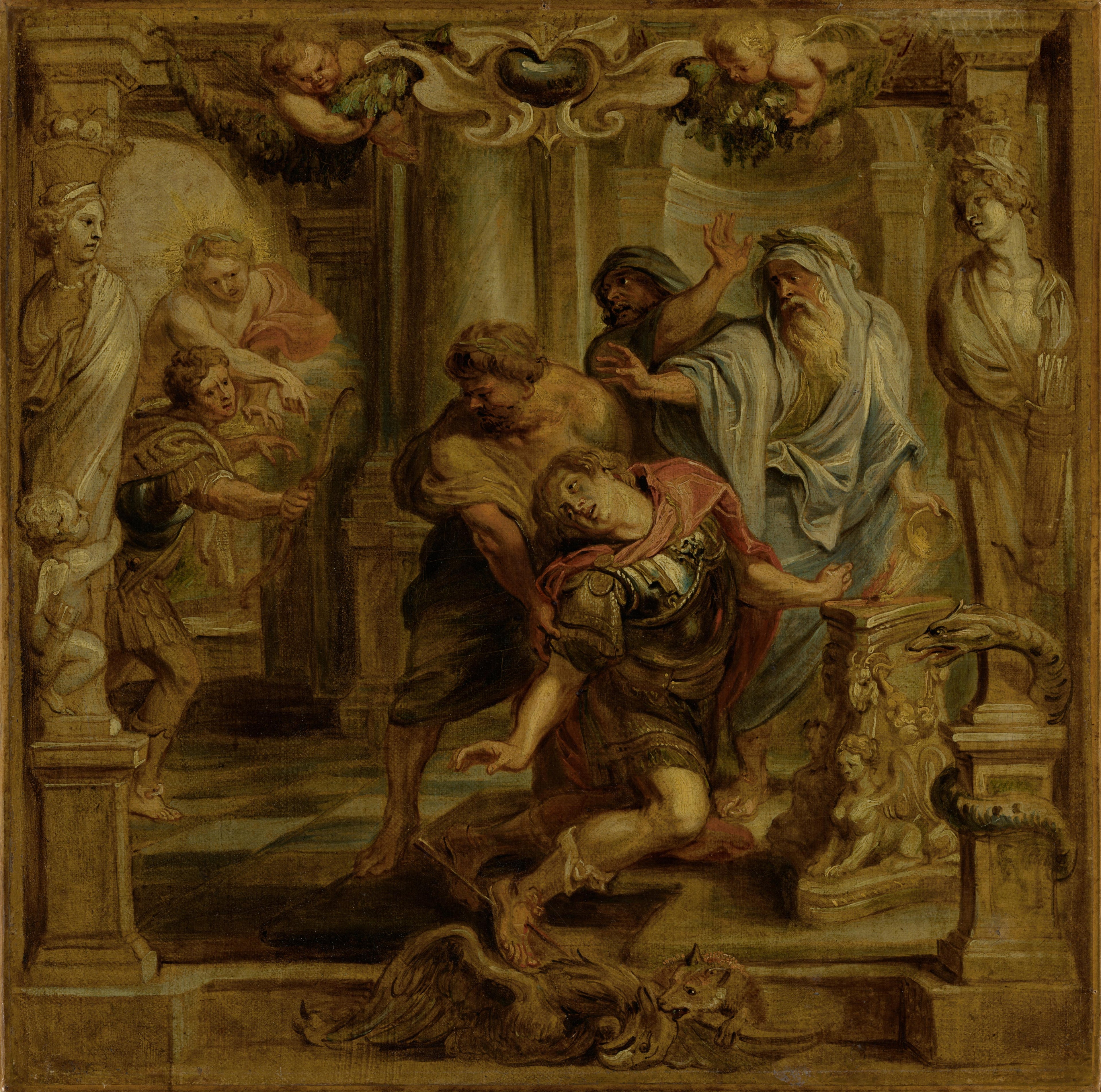 La mort d'Achille - Peter Paul Rubens