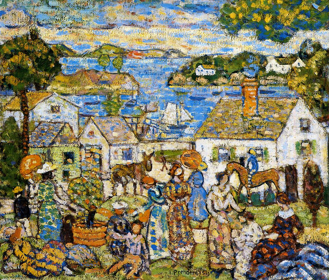 Port de la Nouvelle-Angleterre - Maurice Prendergast