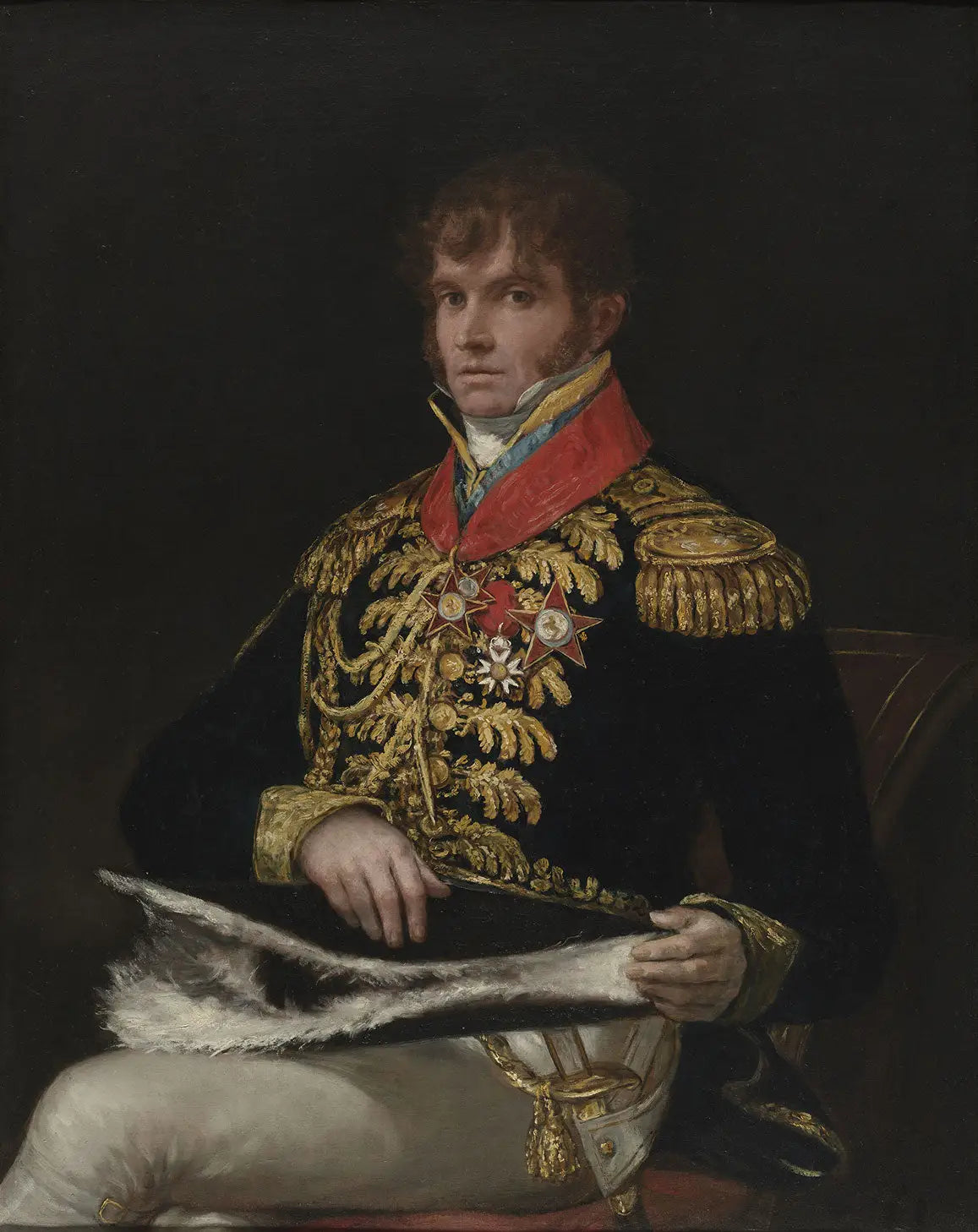 Reproduction du tableau « Portrait du général Nicolas Philippe Guye - Francisco de Goya » par Alpha Reproduction en peinture à l’huile
