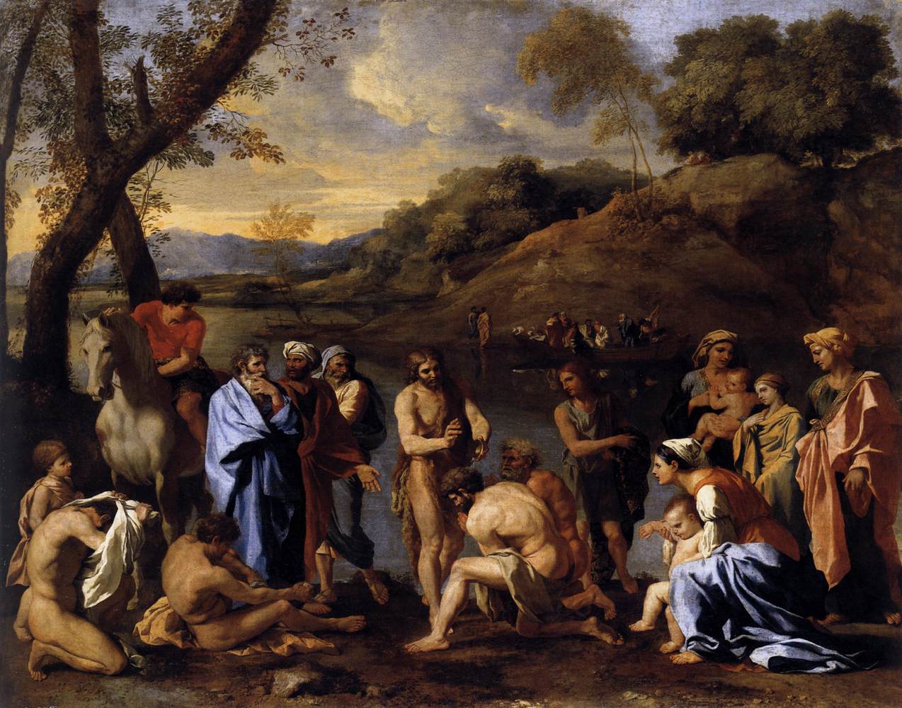 Saint Jean baptisant le peuple - Nicolas Poussin