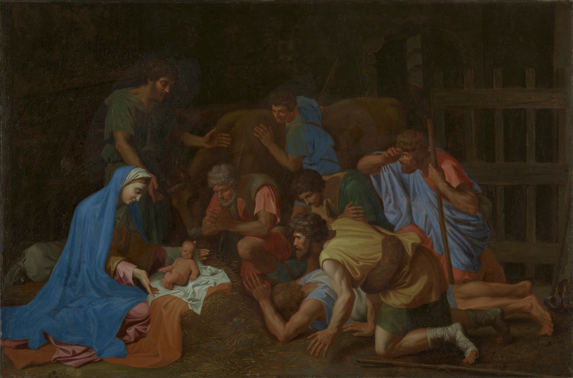 L'Adoration des bergers - Nicolas Poussin