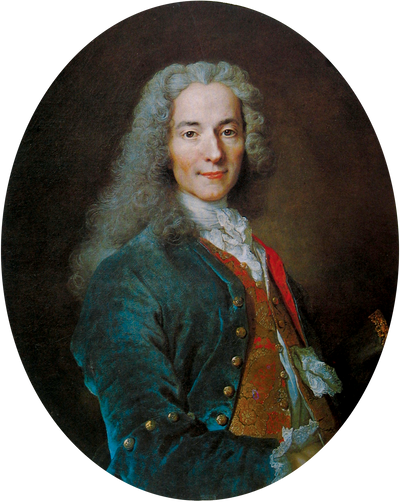 François-Marie Arouet dit Voltaire, écrivain (1694-1778) - Nicolas de Largillière