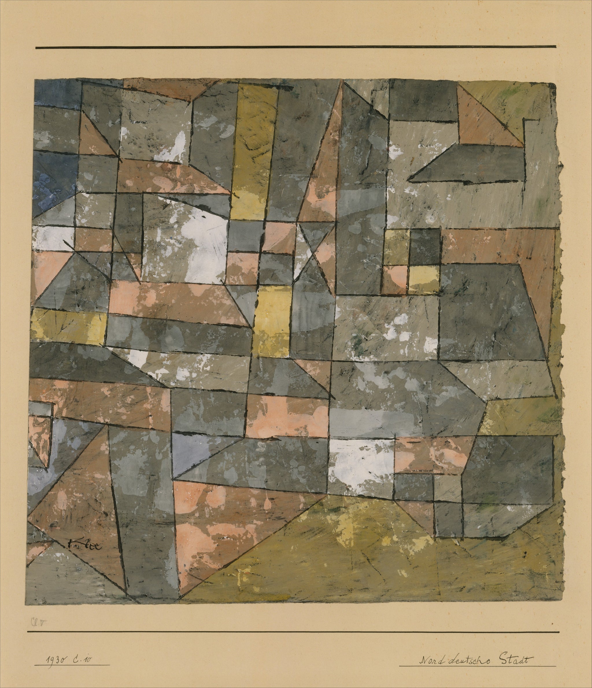 North German City — Paul Klee