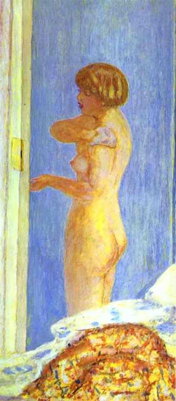 Reproduction du tableau « Nu au couvre-pieds - Pierre Bonnard » par Alpha Reproduction en peinture à l’huile