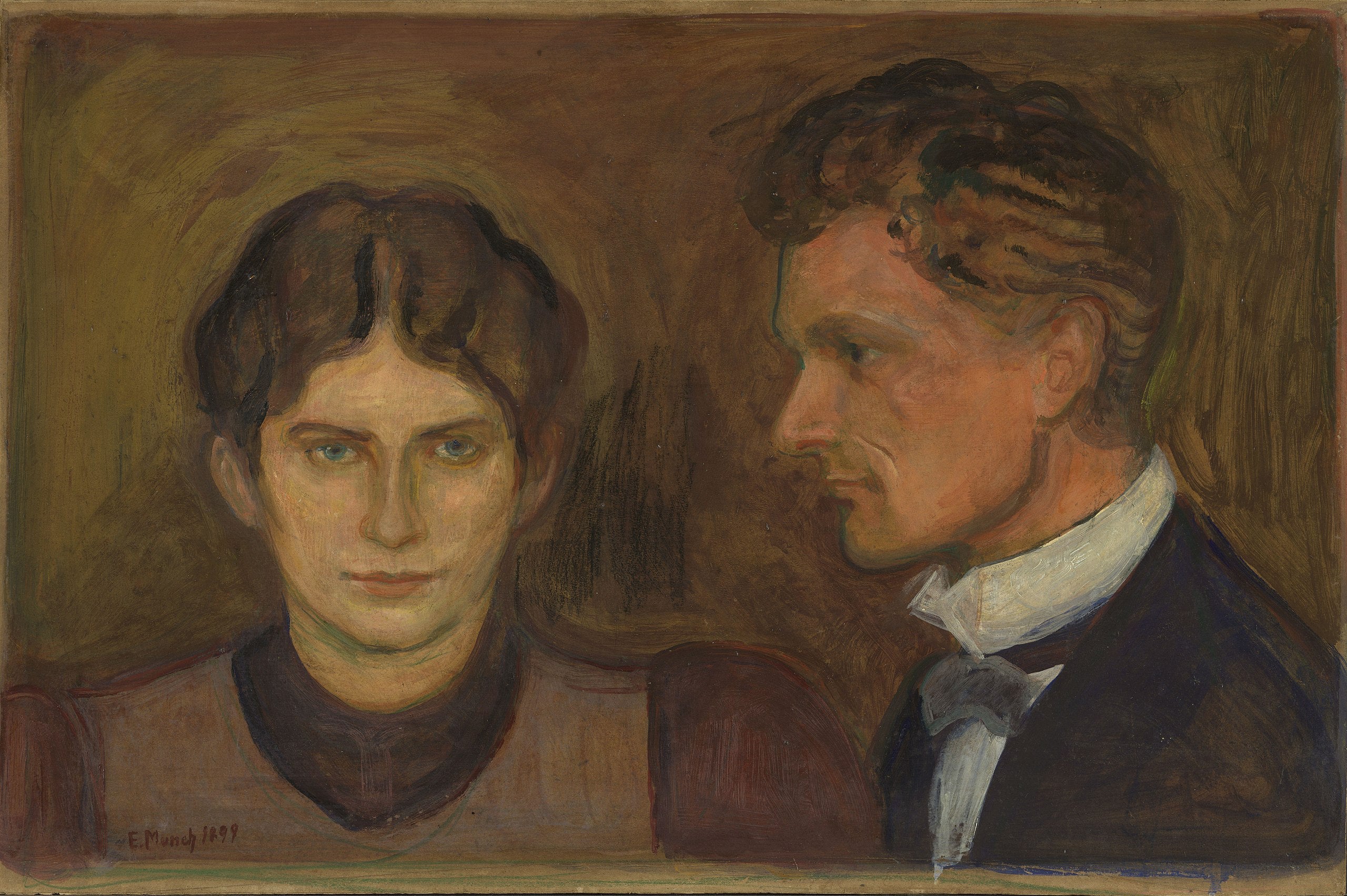 Aase et Harald Nørregaard - Edvard Munch