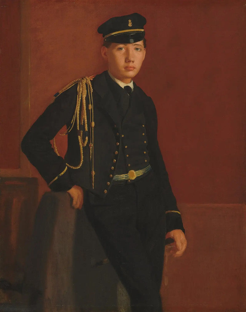 Achille De Gas en uniforme de cadet - Edgar Degas