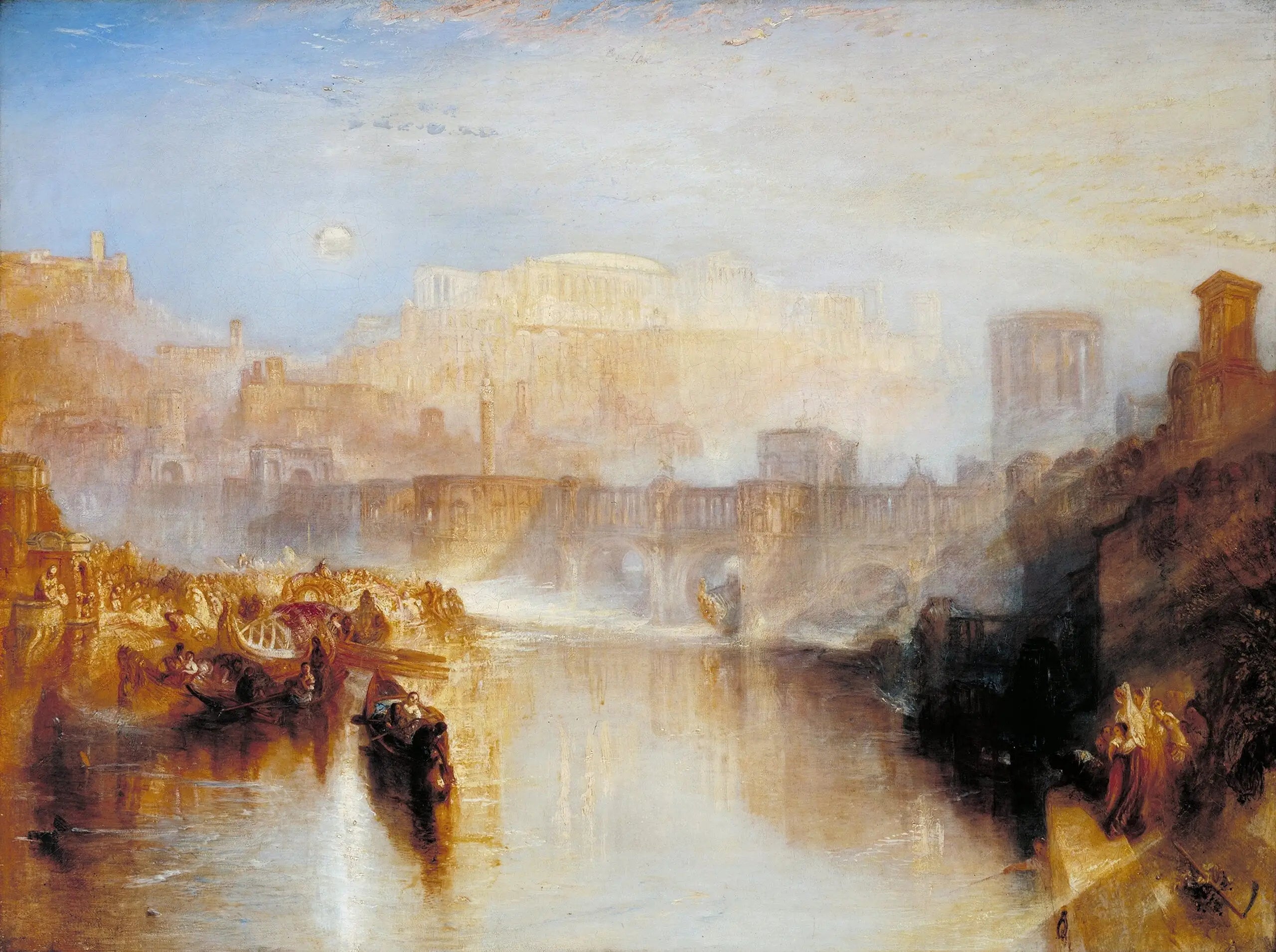 Agrippina Landing with the Ashes of Germanicus - J. M. W. Turner - Alpha Reproduction