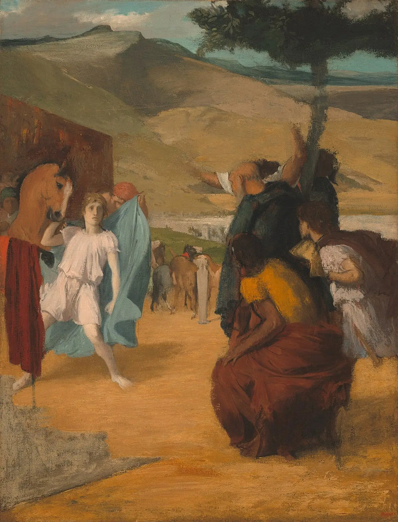 Alexandre et Bucéphale - Edgar Degas
