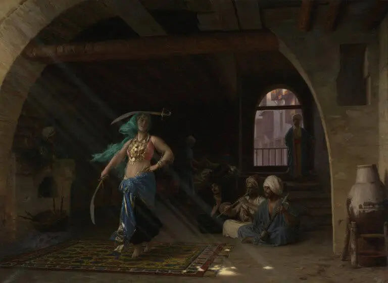 Almeh exécutant la danse de l'épée - Jean-Léon Gérôme