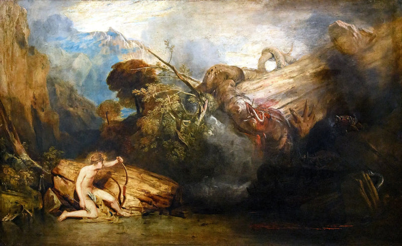 Apollon, et le python - J. M. W. Turner