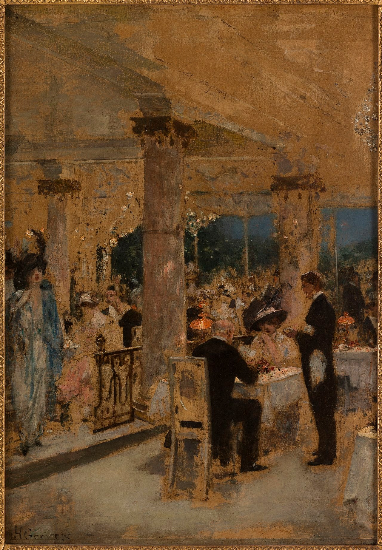 Armenonville, le soir du Grand-Prix (P2708) - Henri Gervex