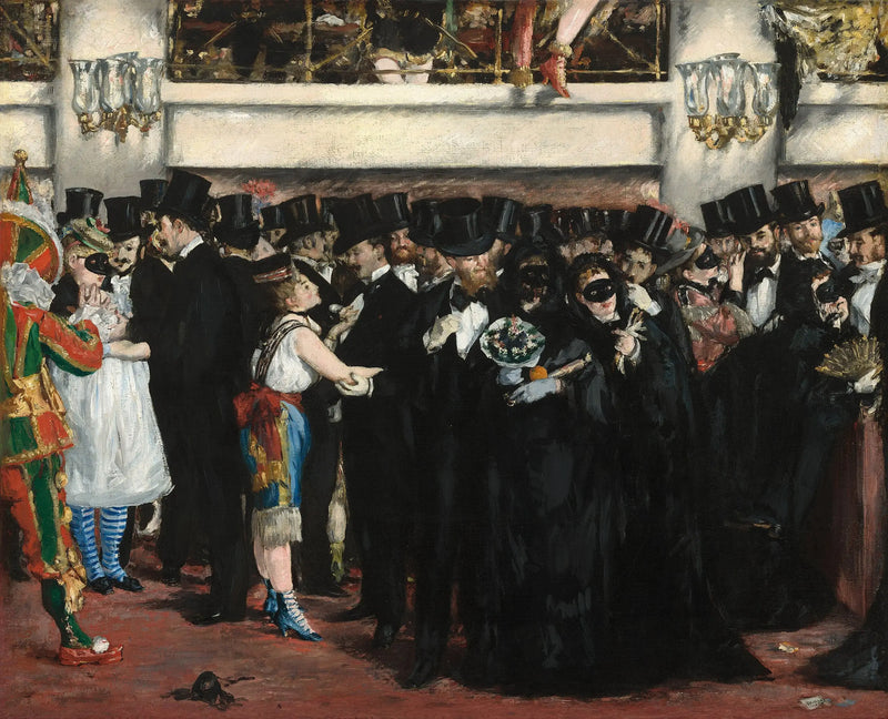 Bal masqué à l'opéra - Édouard Manet