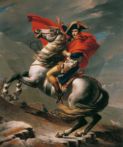 Bonaparte franchissant le Grand-Saint-Bernard - Jacques-Louis David