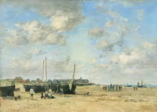 Bord de mer de Berck - Eugène Boudin