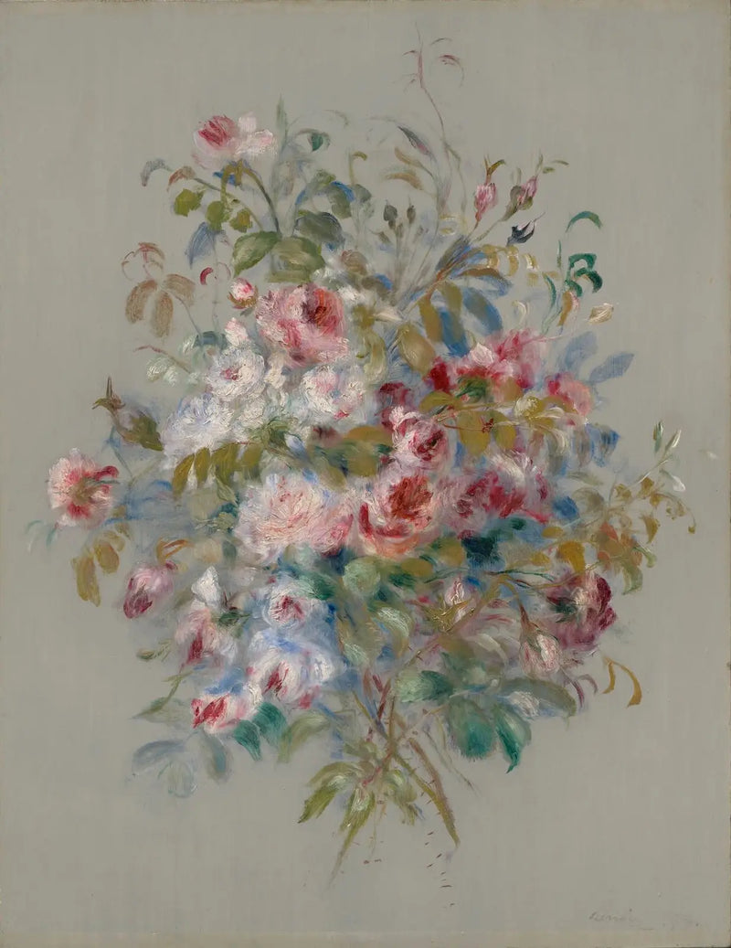 Bouquet de roses - Pierre-Auguste Renoir