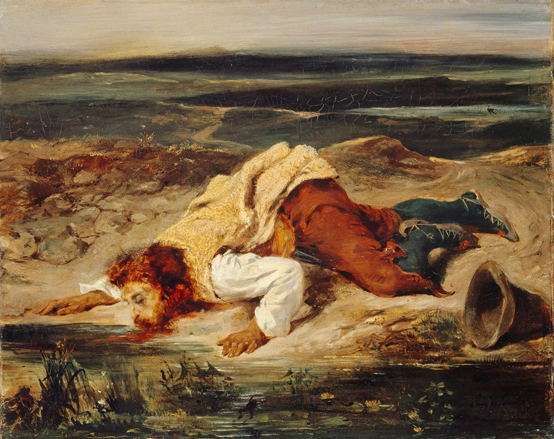 Brigand blessé - Eugène Delacroix