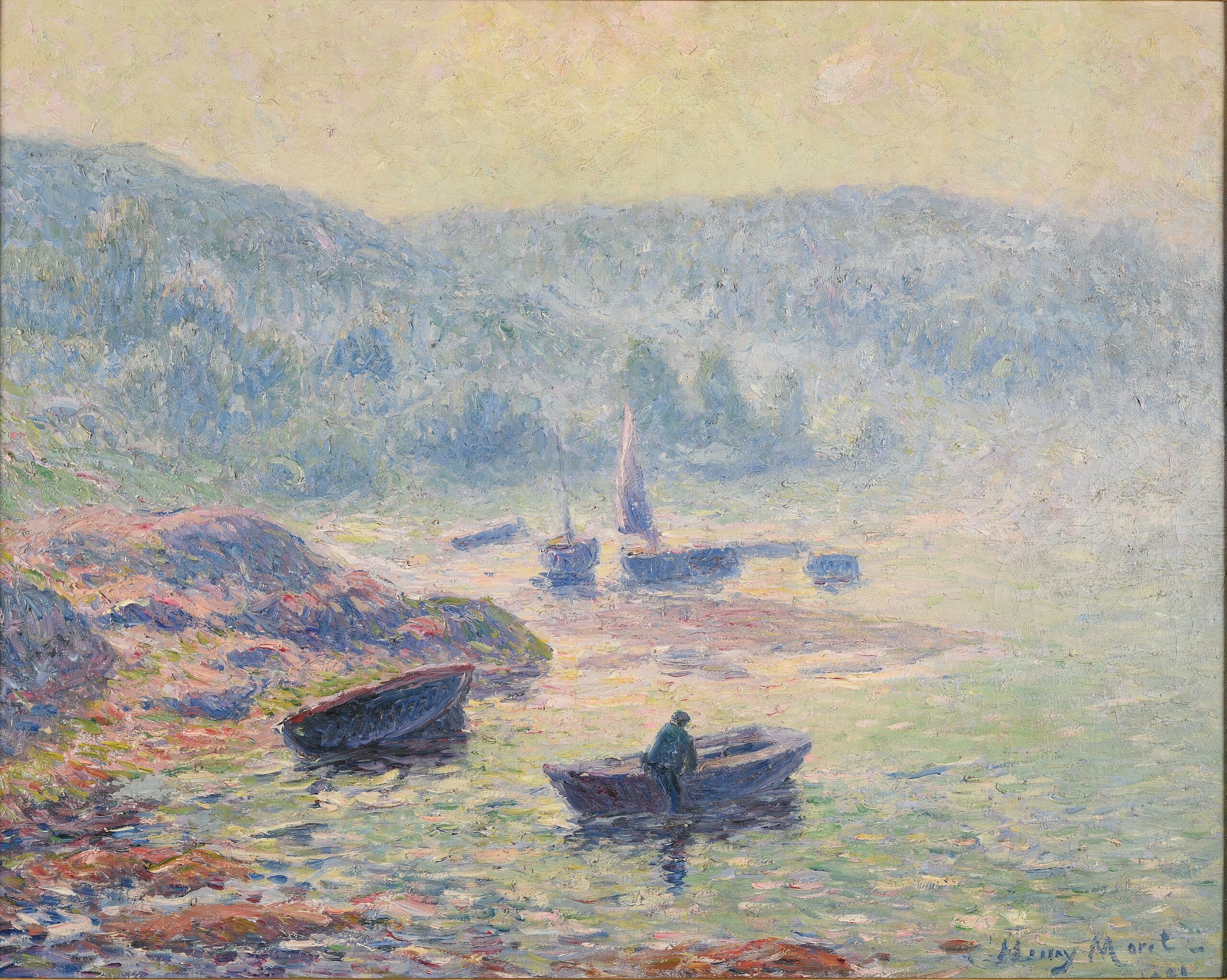Brume sur la rivière à Pont-Aven - Henry Moret