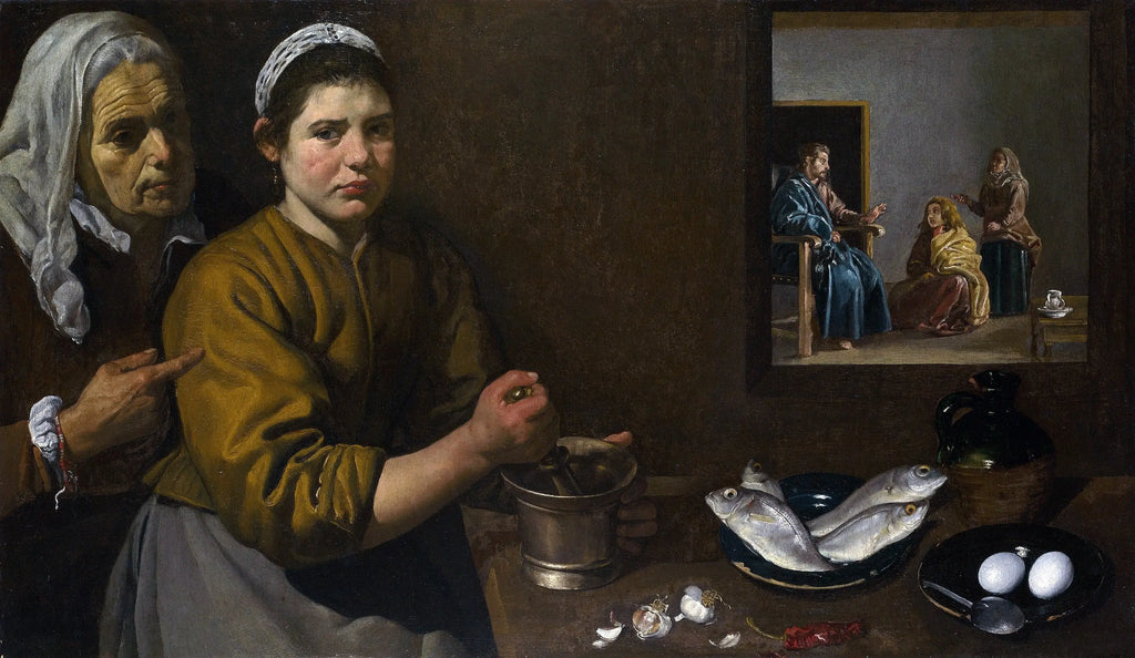 Christ dans la maison de Marthe et Marie - Diego Velázquez - Alpha Reproduction