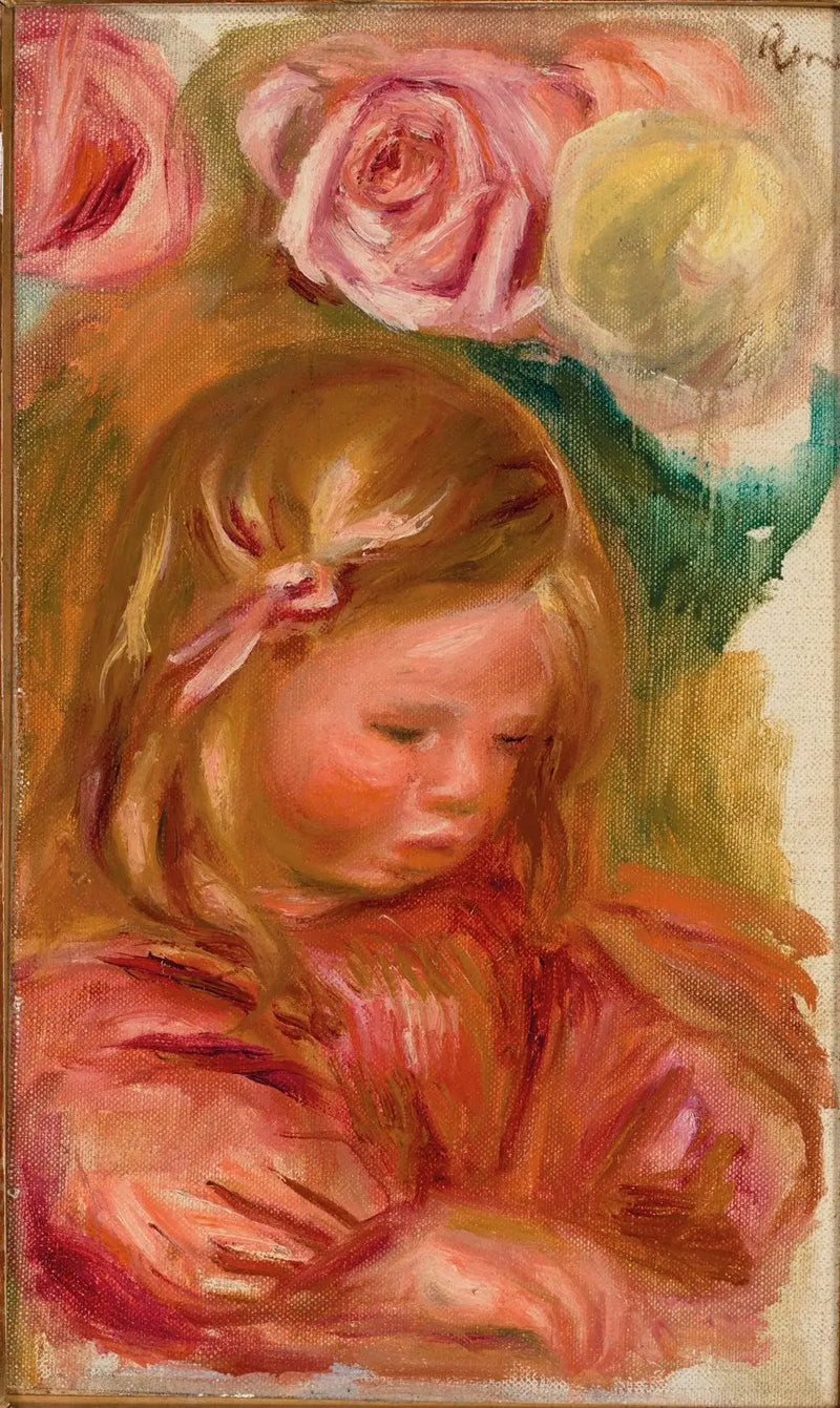 Coco dans les roses - Pierre-Auguste Renoir