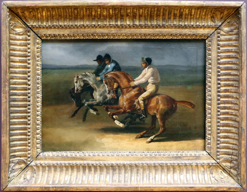 Course de chevaux montés - Théodore Géricault