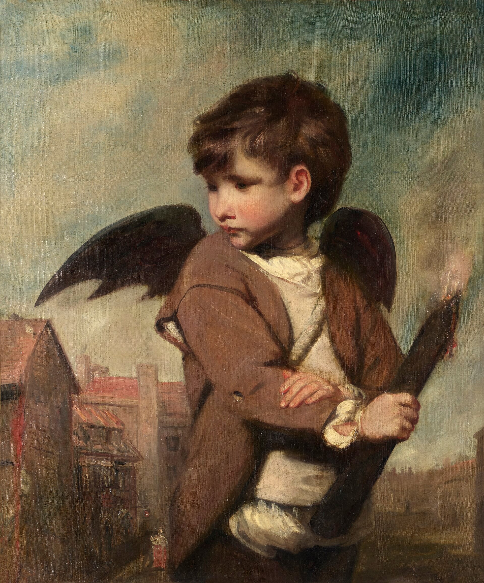 Cupidon en tant que Link Boy - Joshua Reynolds