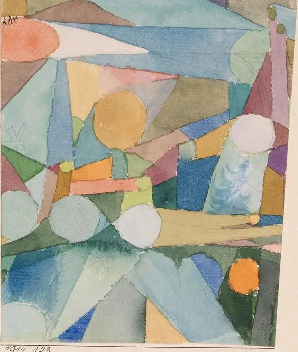 D’après un croquis de Zurich (Nach einer Scizze aus Zürich) - Paul Klee - Alpha Reproduction