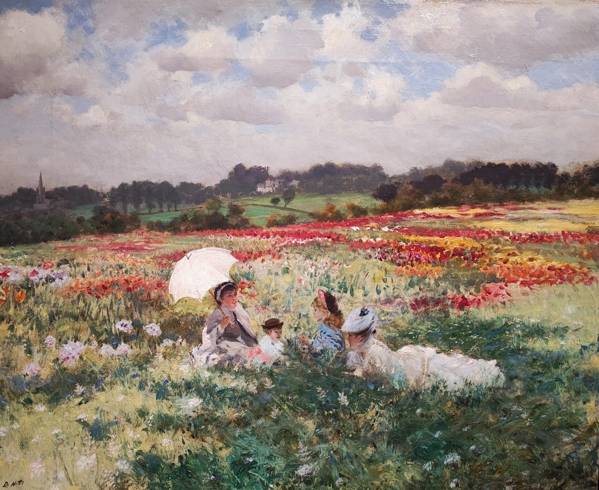 Dans les champs autour de Londres - Giuseppe De Nittis
