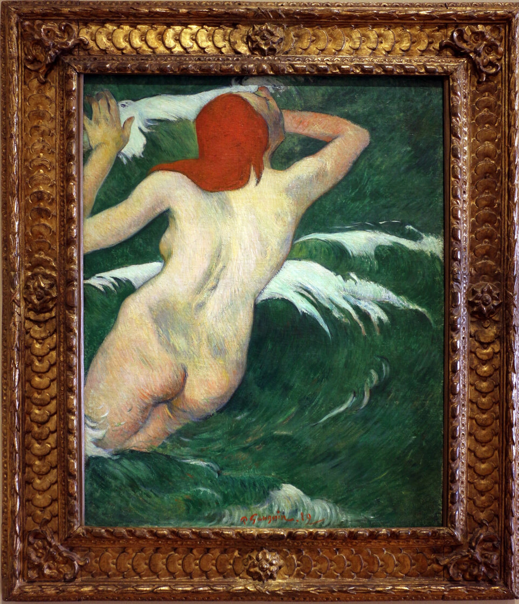 Dans les vagues - Paul Gauguin