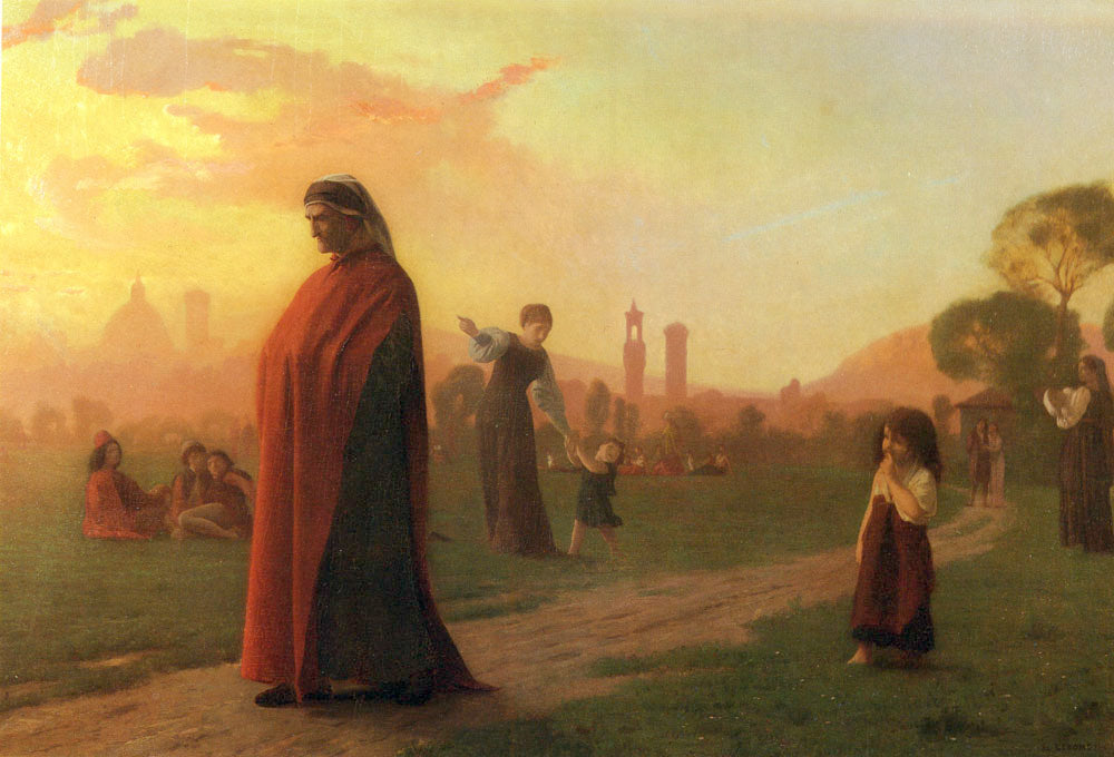 Reproduction du tableau « Dante - Jean-Léon Gérôme » par Alpha Reproduction en peinture à l’huile