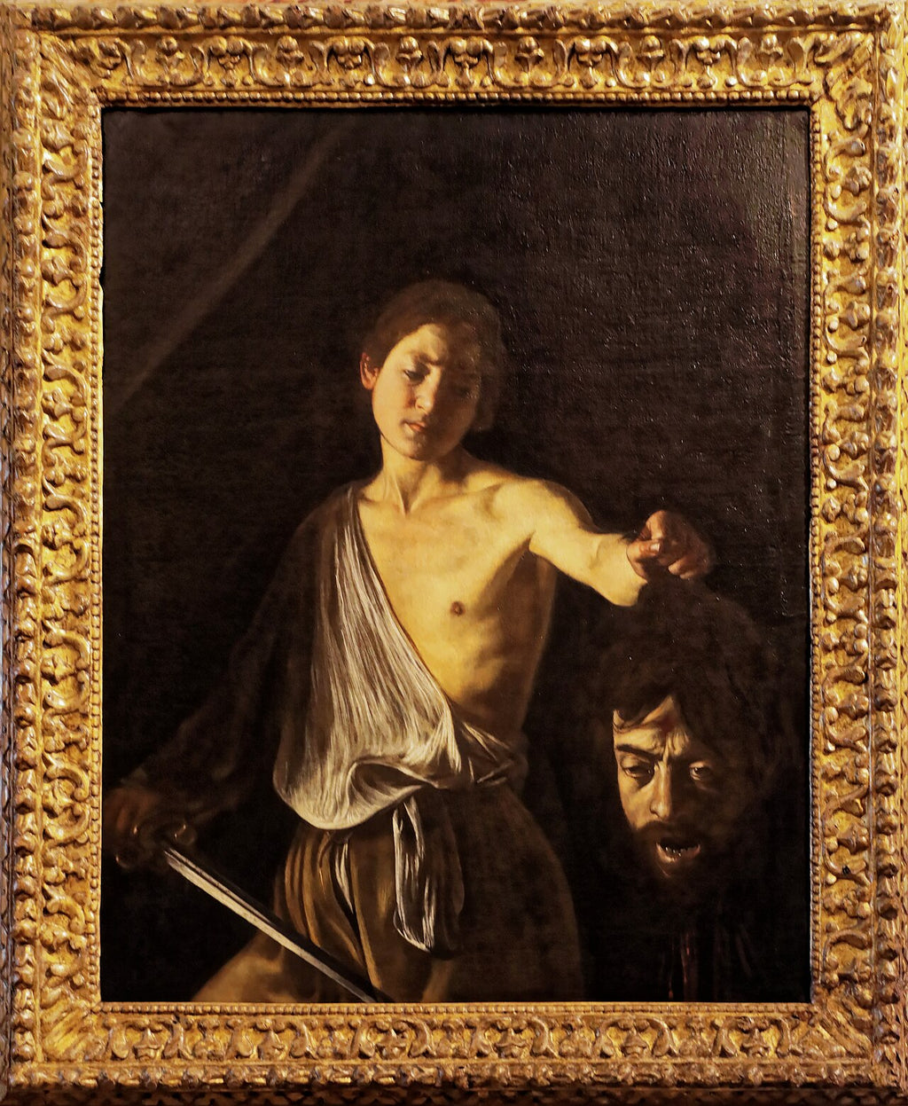 David avec la tête de Goliath - Le Caravage