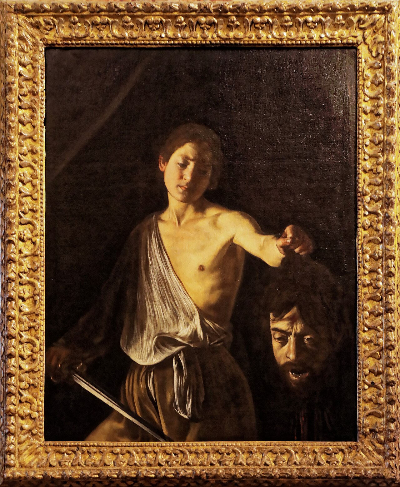 David avec la tête de Goliath - Le Caravage