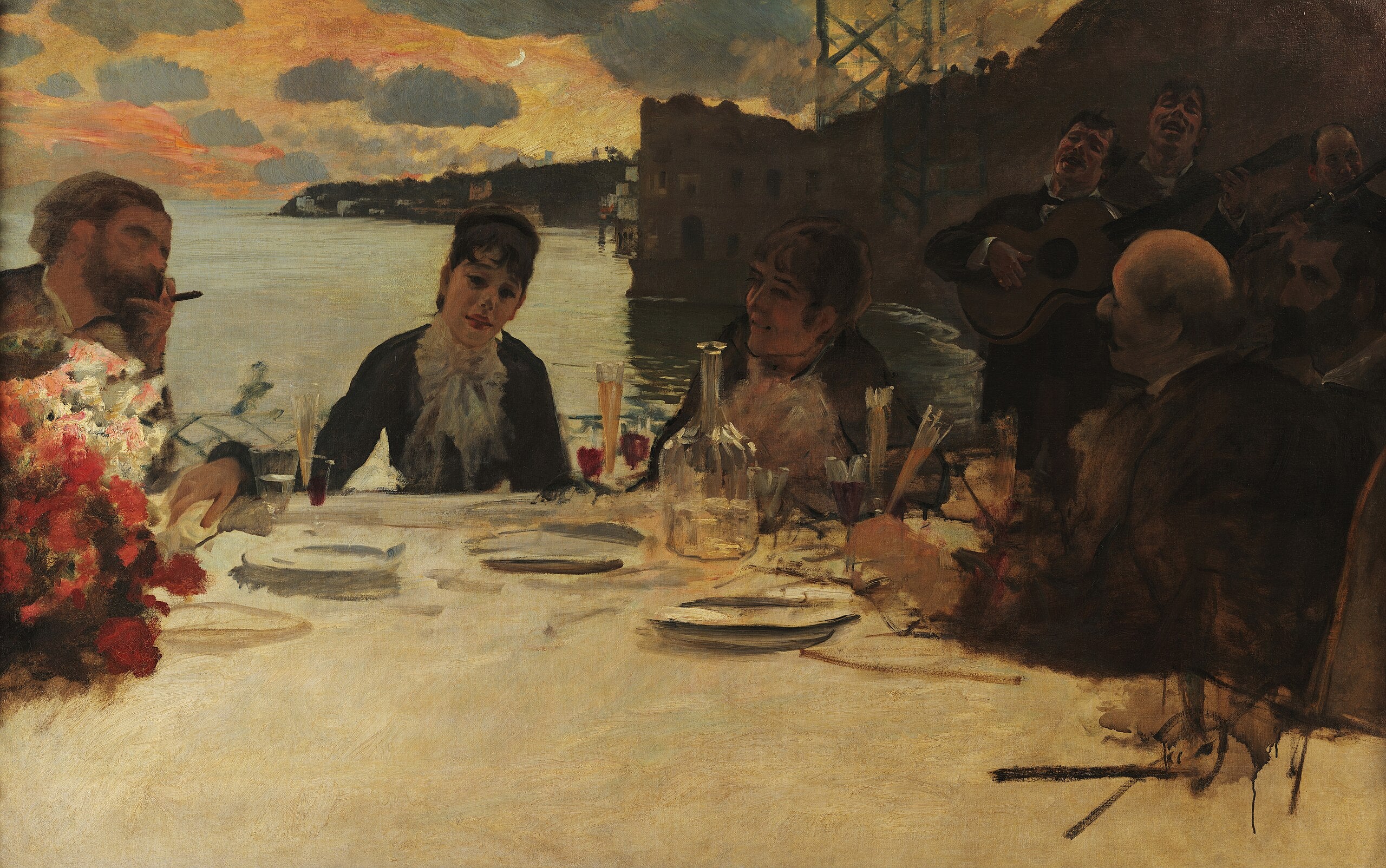 Déjeuner à Posillipo - Giuseppe De Nittis