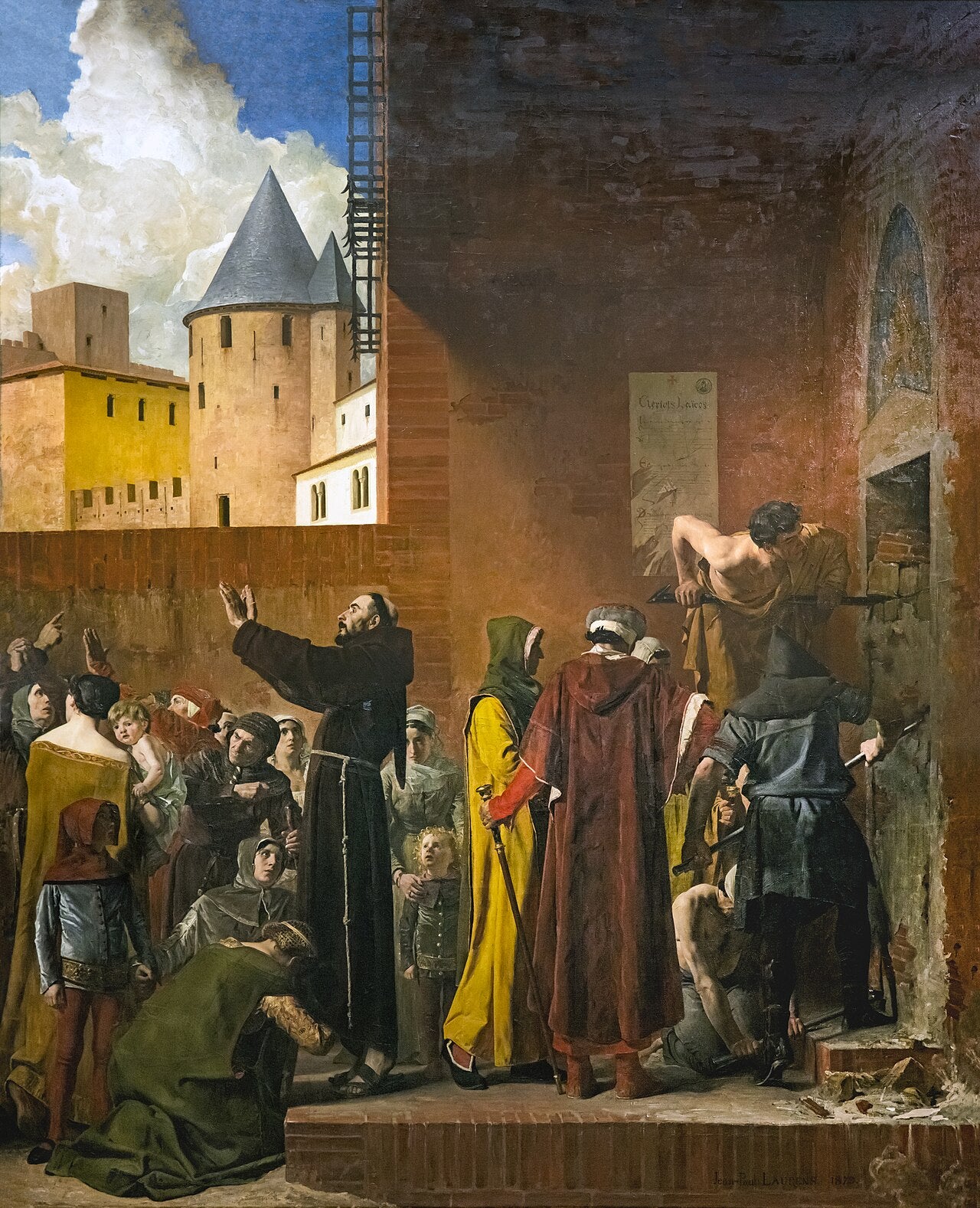Délivrance des emmurés de Carcassonne - Jean-Paul Laurens