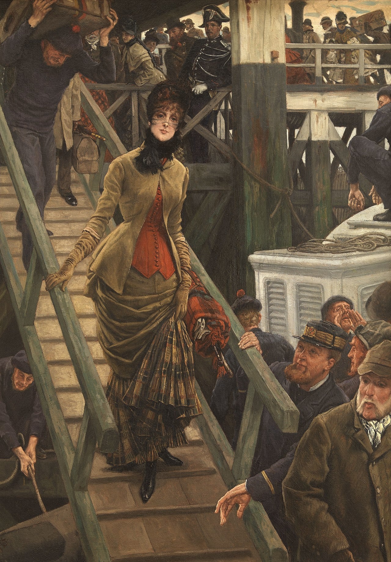 Embarquement à Calais - James Tissot