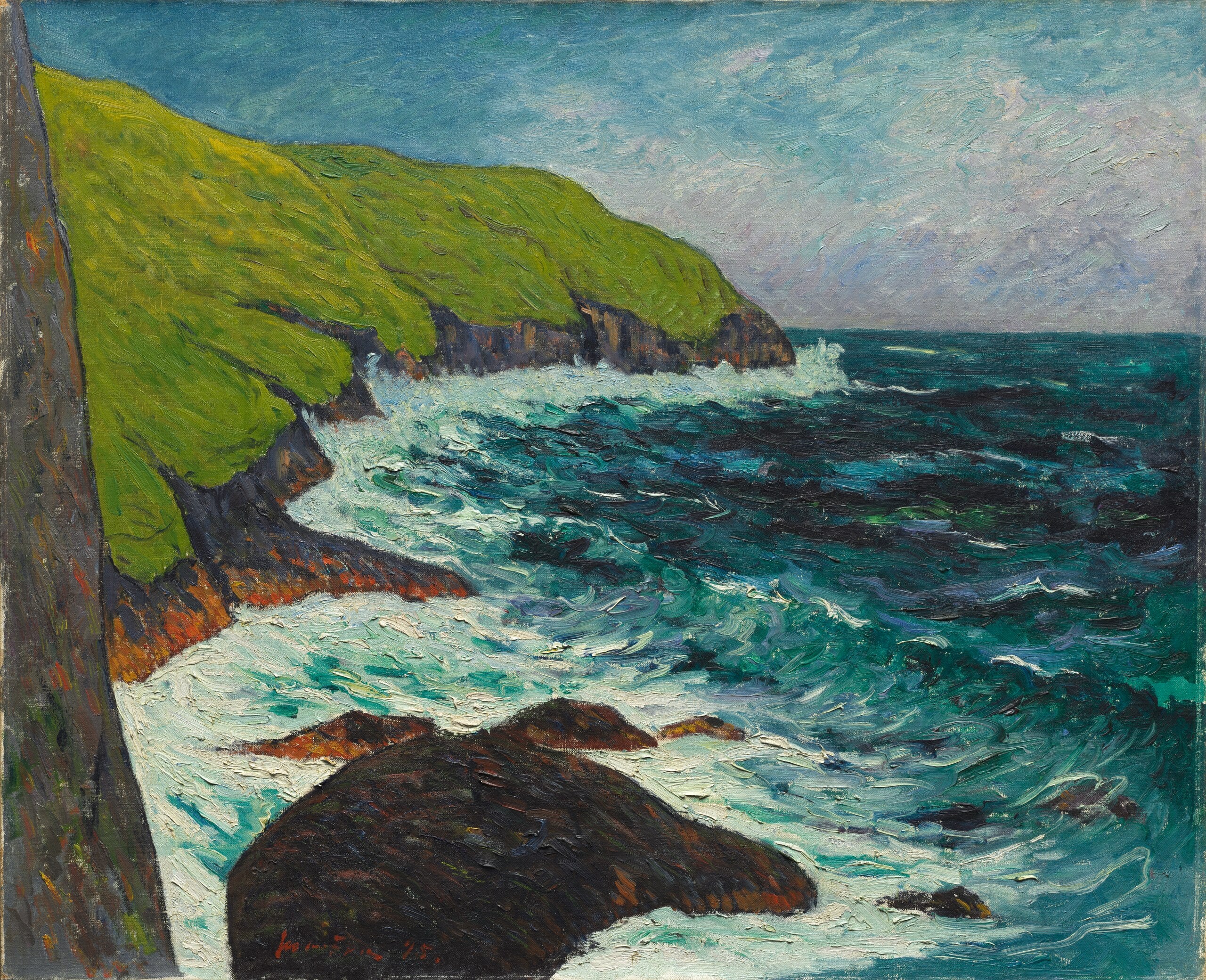 Falaises de Beg ar Fry, Saint-Jean-du-Doigt - Maxime Maufra