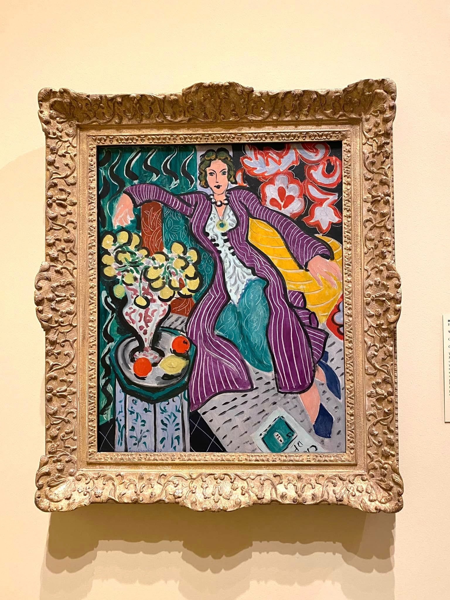 Femme au manteau violet - Henri Matisse