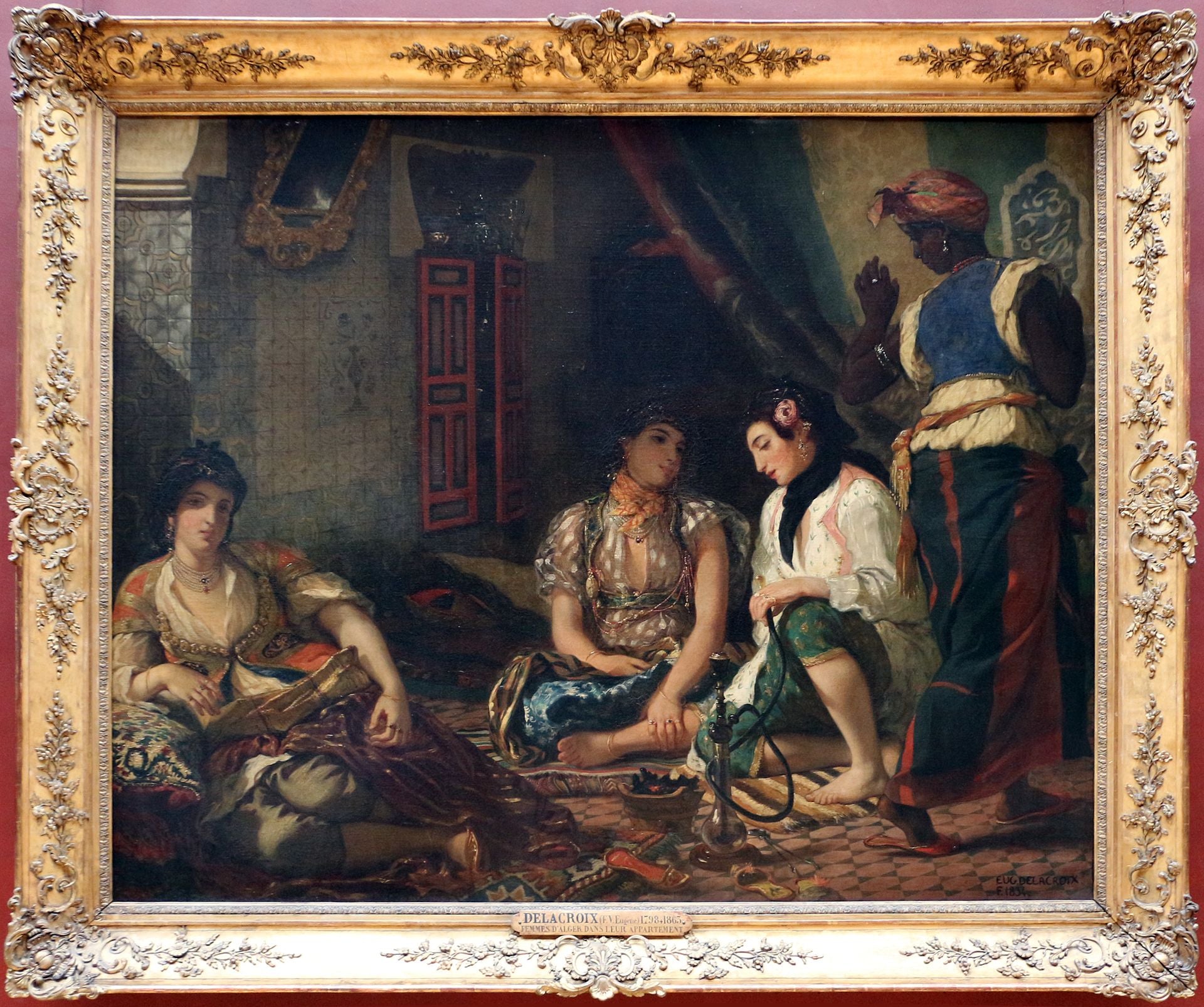 Femmes d'Alger dans leur appartement - Eugène Delacroix