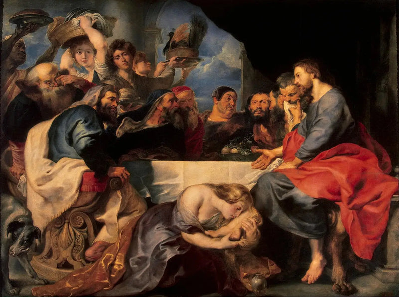 Festin dans la maison de Simon le pharisien - Peter Paul Rubens