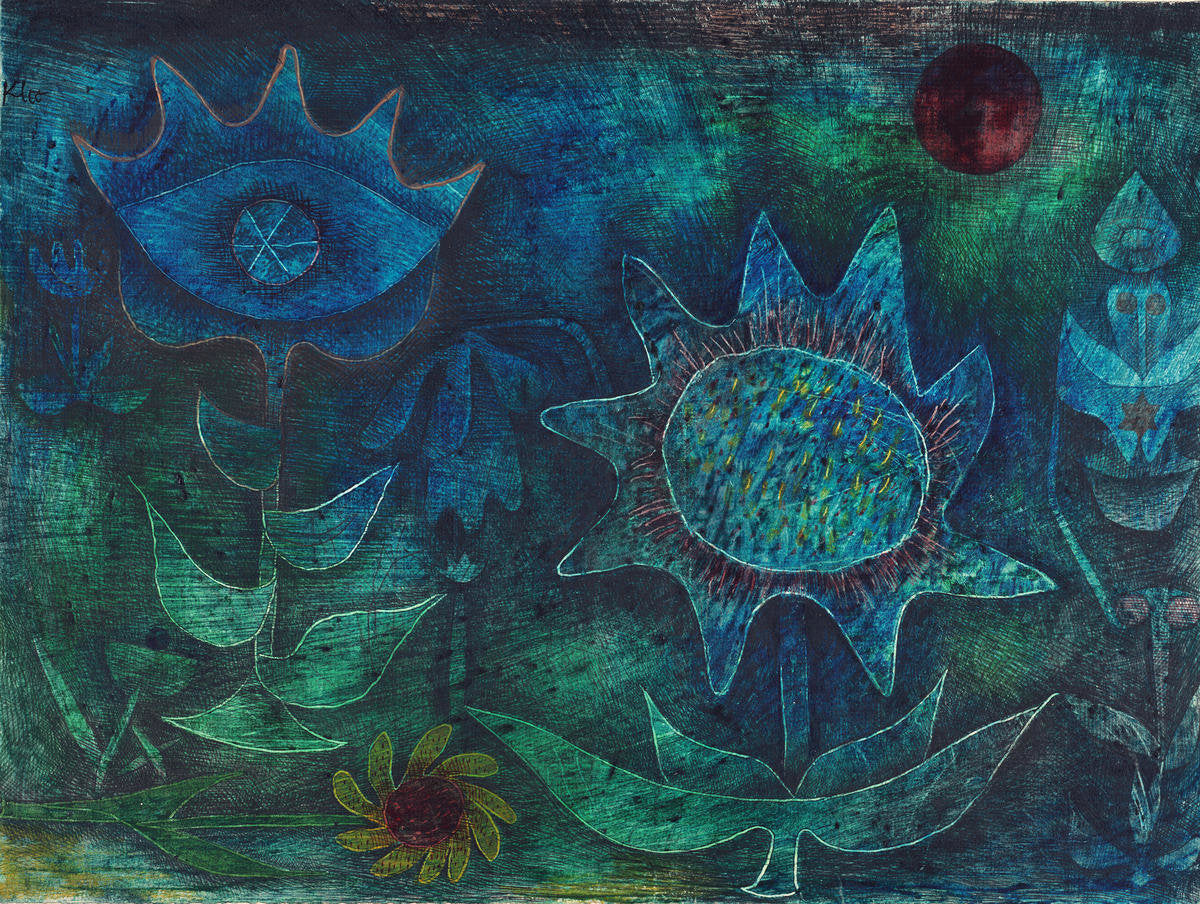Fleurs dans la nuit - Paul Klee